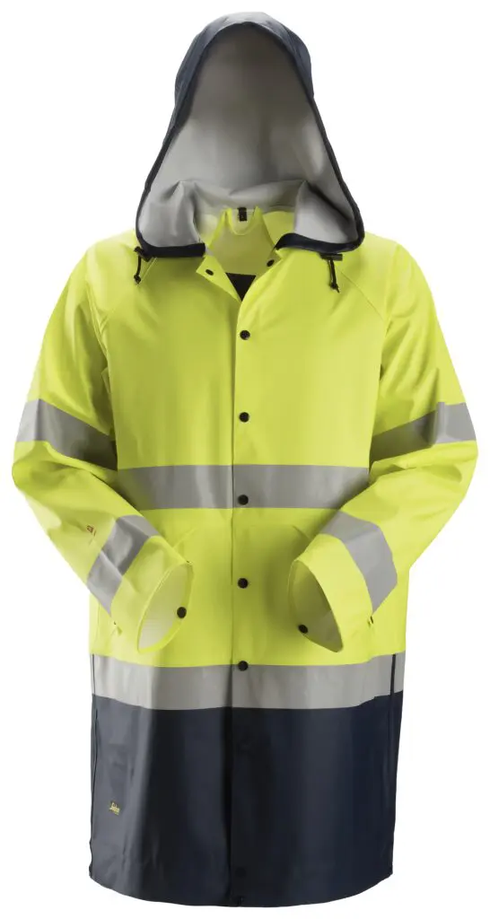 8261 ProtecWork, Rain Jacket PU, High-Vis Class 3