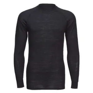 Merino Wool Thermal Crewneck Baselayer Top