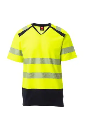 WAY High-Visibility Two-Tone V-Neck T-Shirt