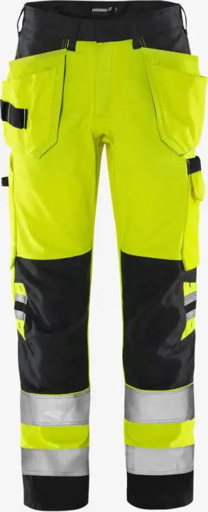 High-Vis Green Craftsman Trousers Class 2