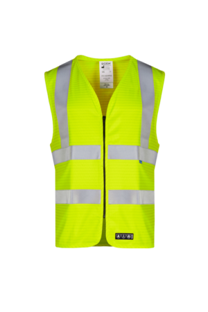 652AA2MF3 Bertrix Flame-Retardant Anti-Static Hi-Vis Waistcoat
