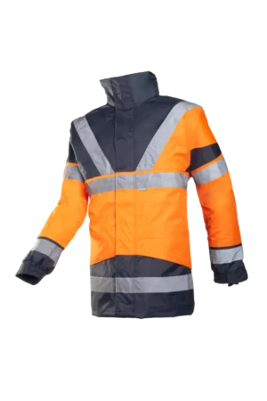 Skollfield Hi-Vis Rain Jacket with Detachable Bodywarmer